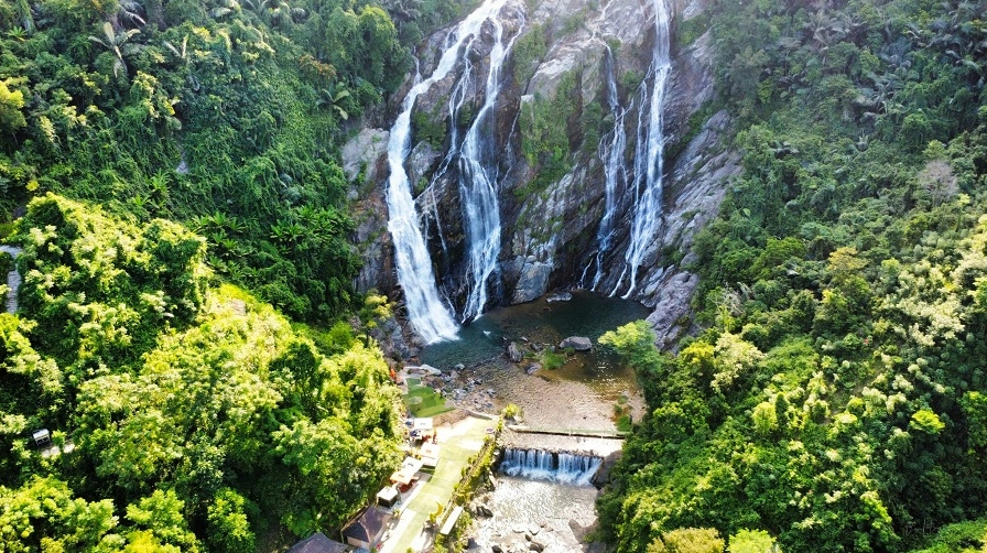 Không gian trang nghiêm tại Khu Chứng Tích Sơn Mỹ