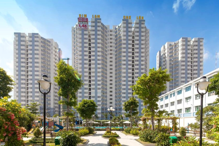 Khu vực tiện ích tại Him Lam Chợ Lớn
