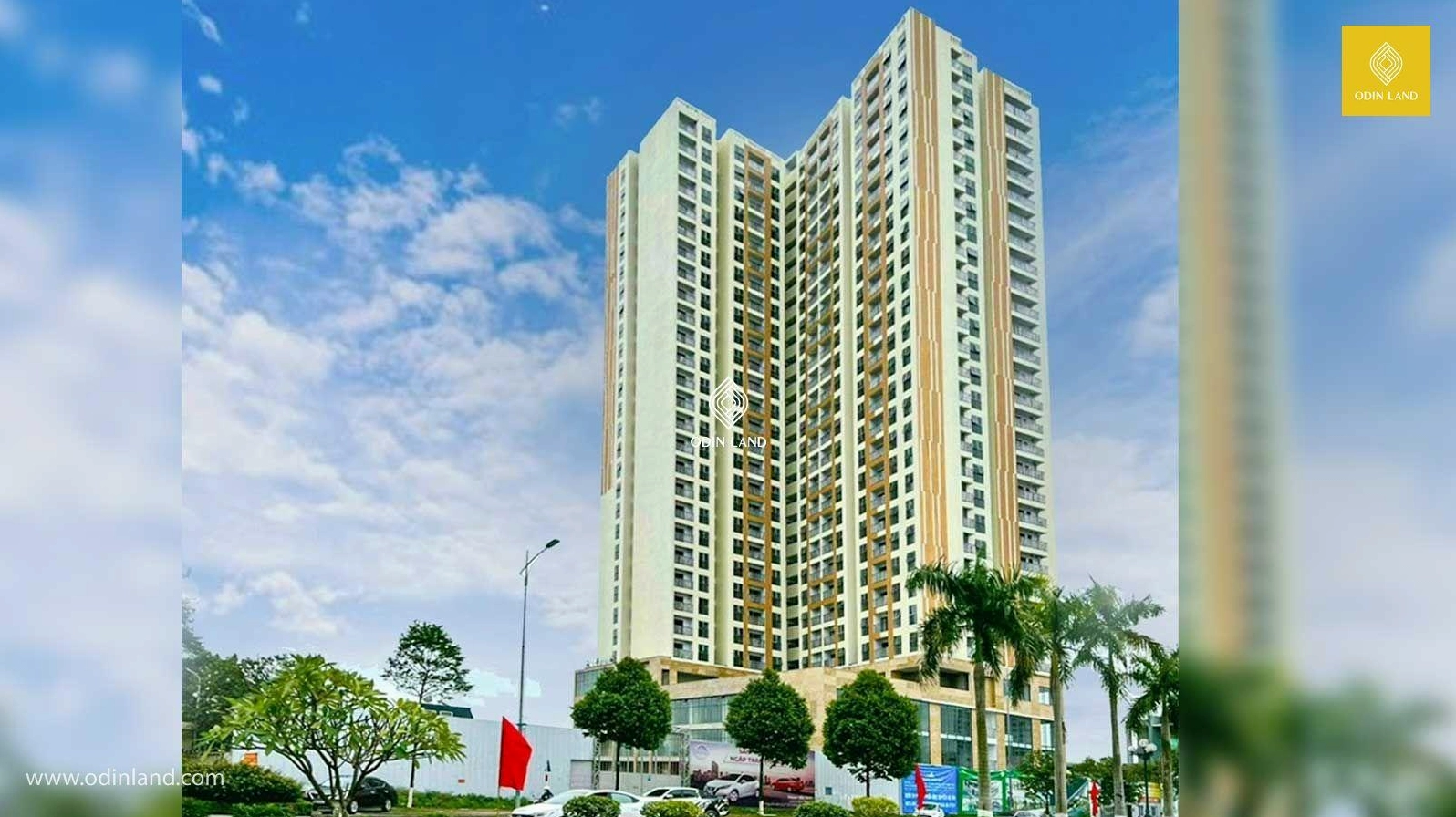 Khuôn viên xanh mát của dự án Green Pearl Bắc Ninh
