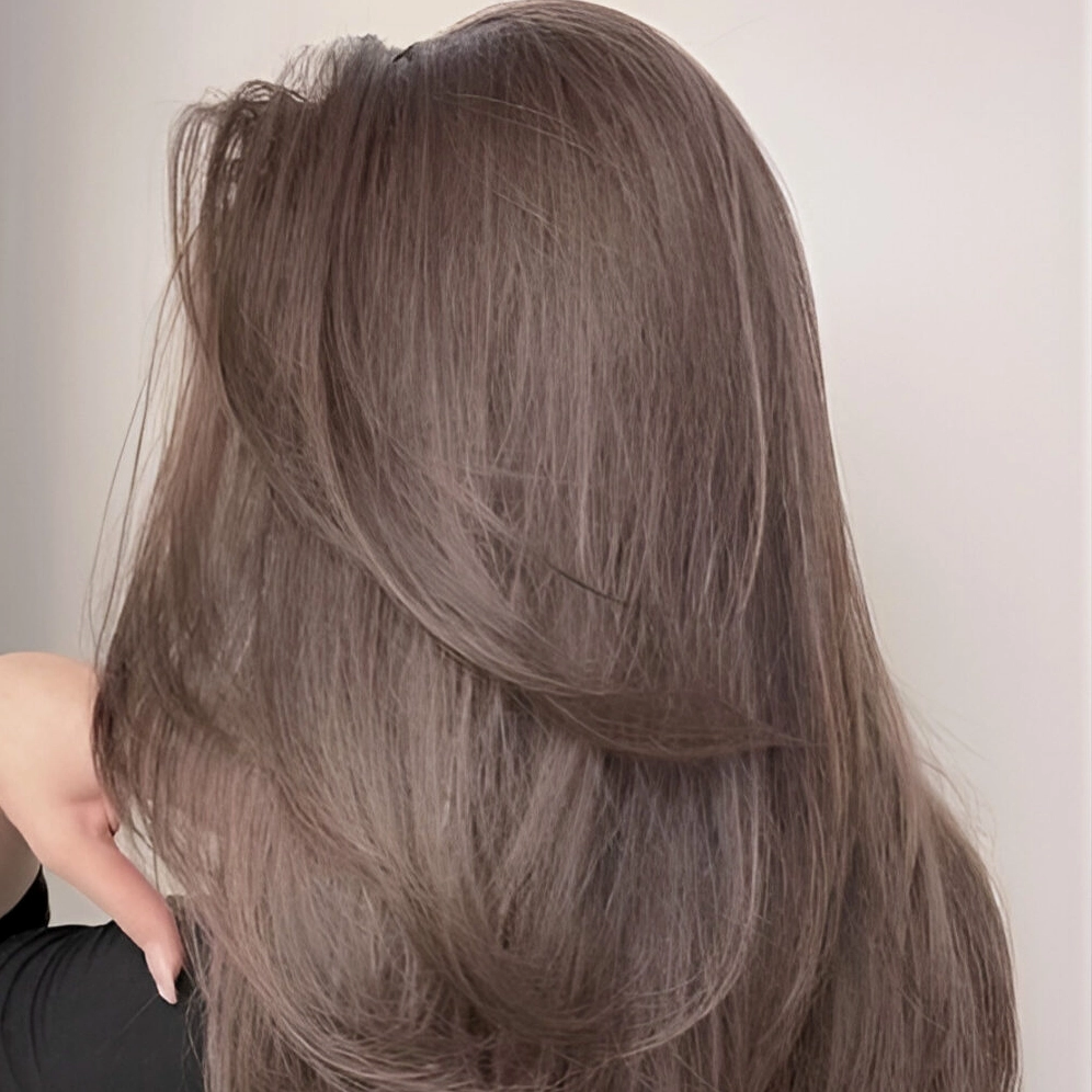 Kiểu tóc bob với màu nâu hạt dẻ lạnh