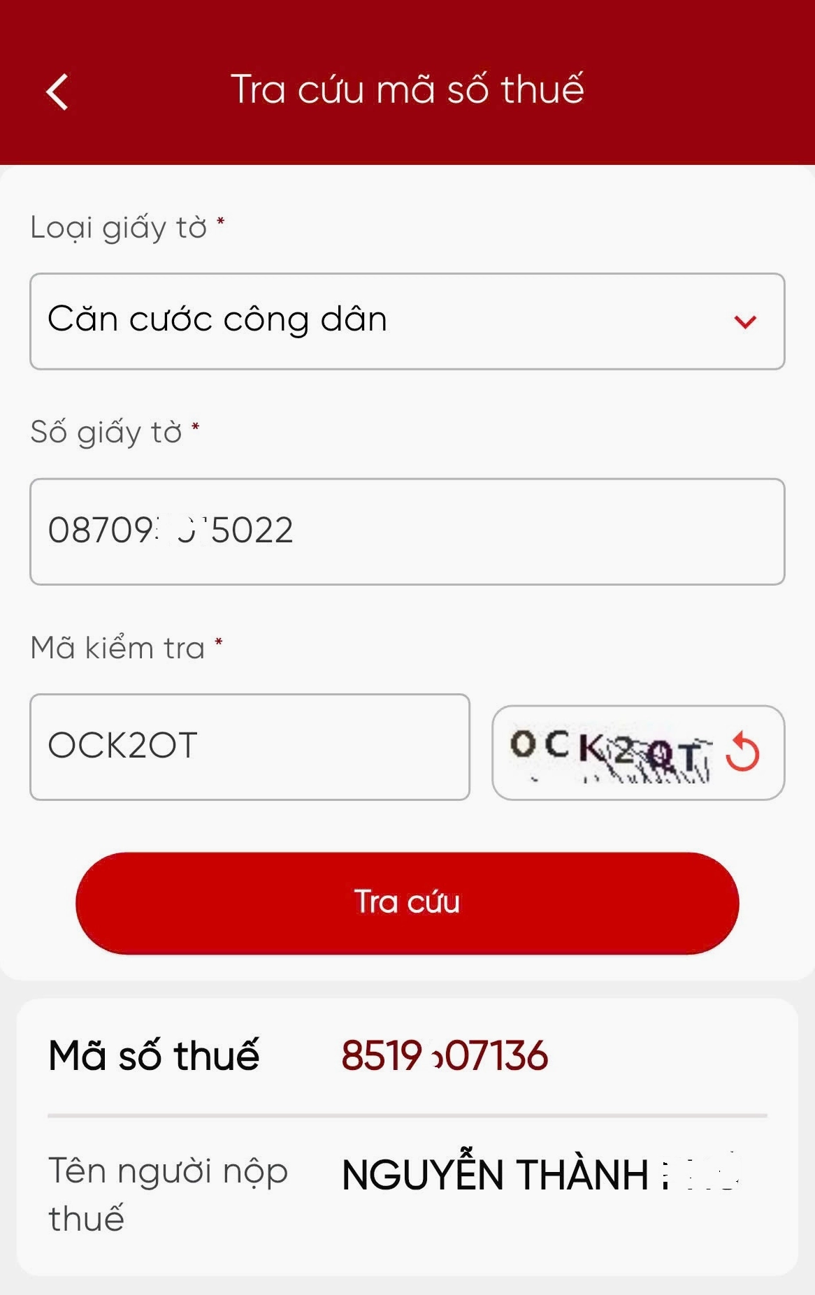 Mã số thuế cá nhân cập nhật 2026