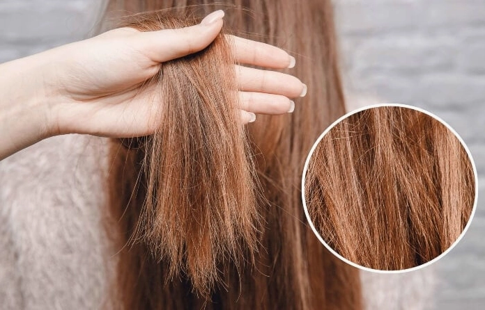 Mái tóc khô xơ, hư tổn cần được chăm sóc