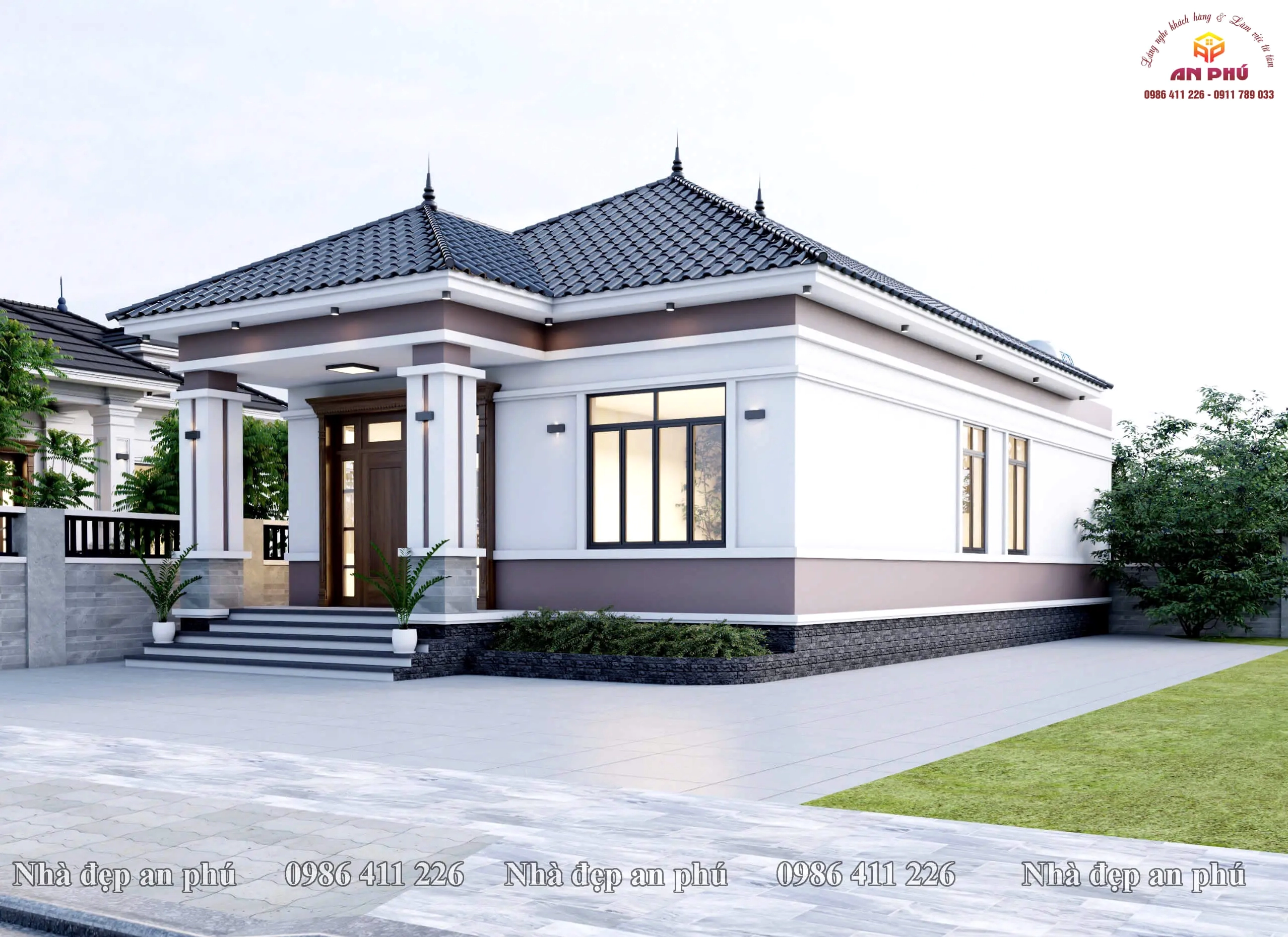 Mặt bằng nhà cấp 4 bố trí khoa học