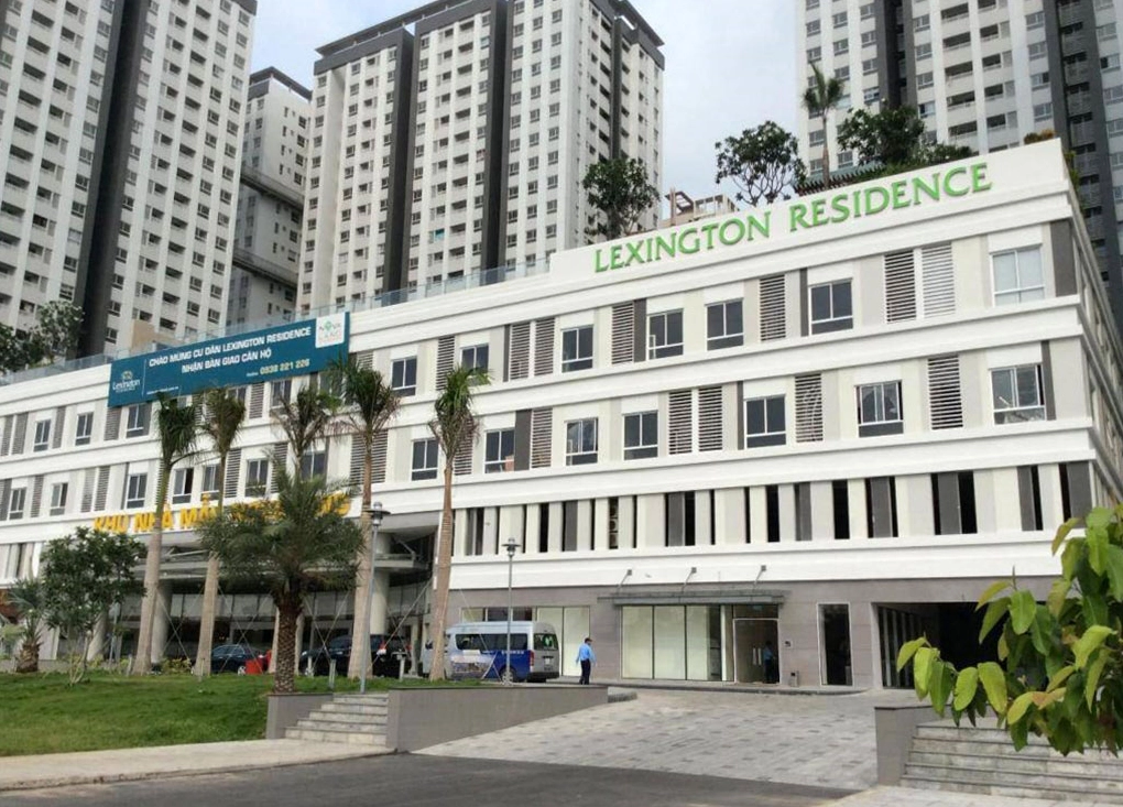 Mặt tiền dự án Lexington Residence