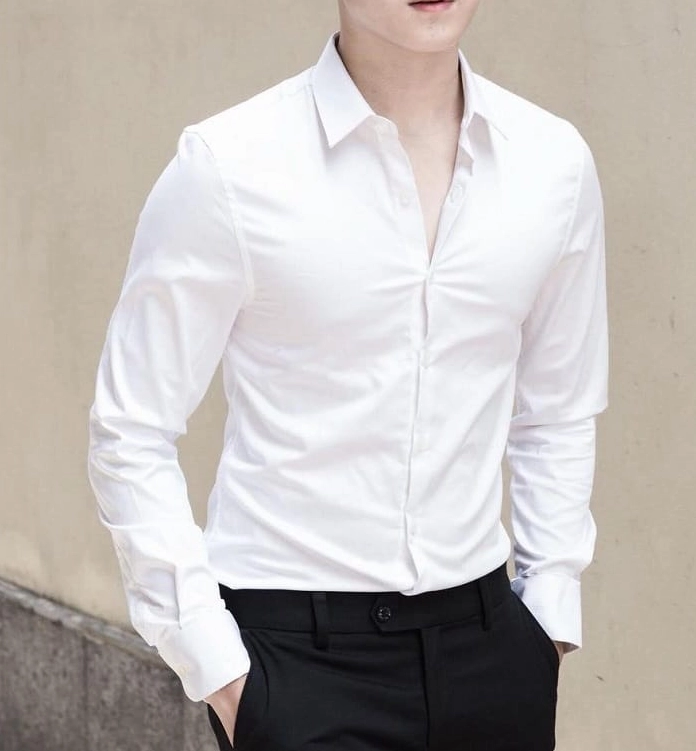 Mẫu áo sơ mi nam kẻ caro trẻ trung
