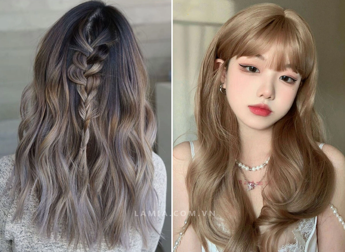 Màu tóc nâu lạnh sang trọng và tôn da