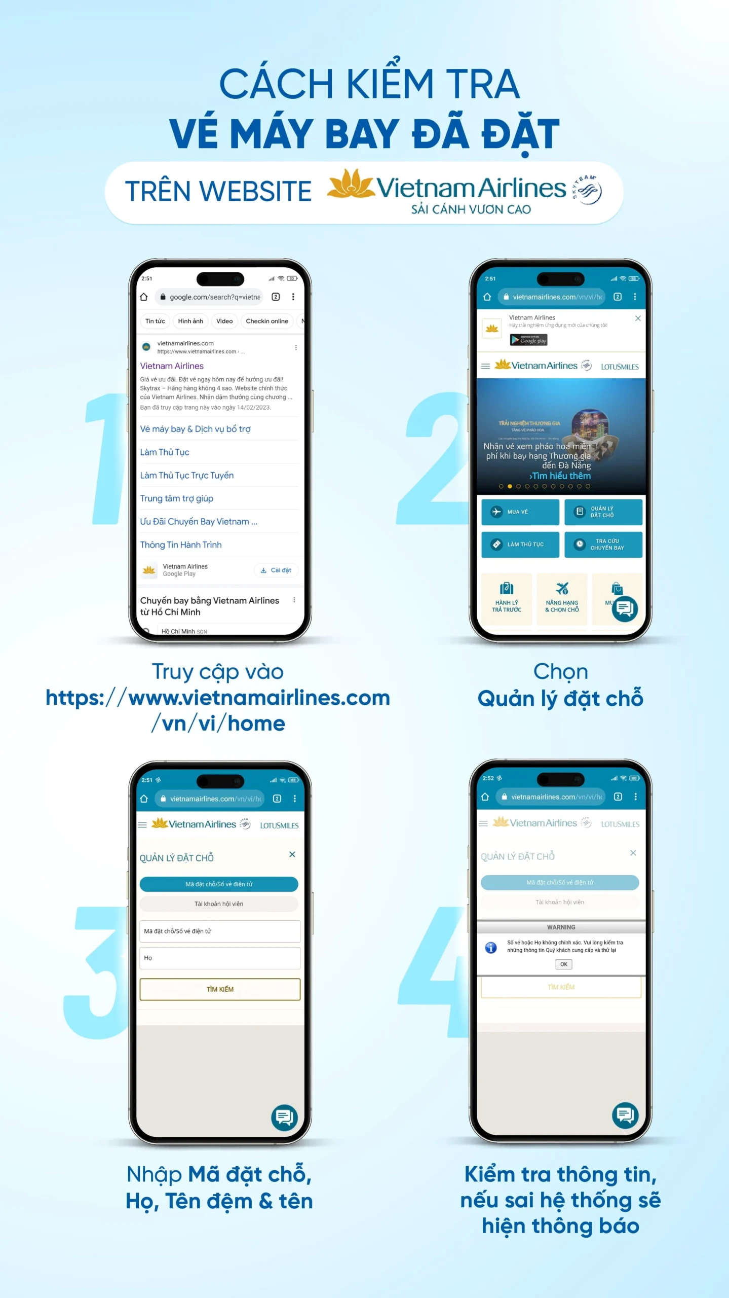 Mẹo kiểm tra vé máy bay hiệu quả