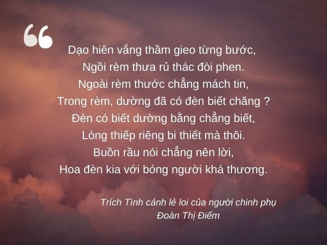 Minh họa bài thơ Song Thất Lục Bát
