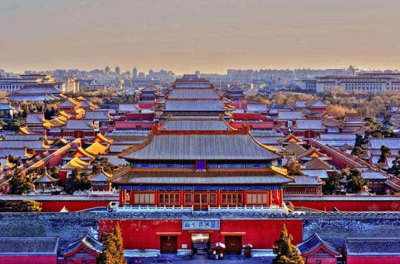 Một góc phố hiện đại tại Bắc Kinh