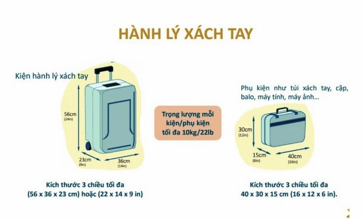 Một số vật phẩm cấm mang lên máy bay Vietnam Airlines