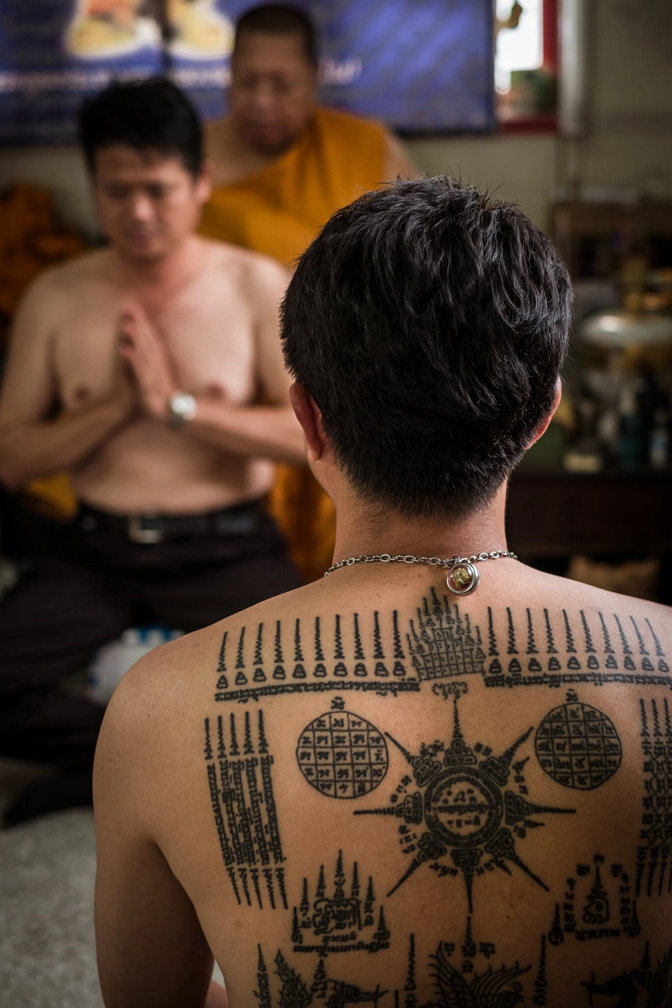 Ngôi chùa lưu giữ nghệ thuật xăm bùa Thái Lan cổ