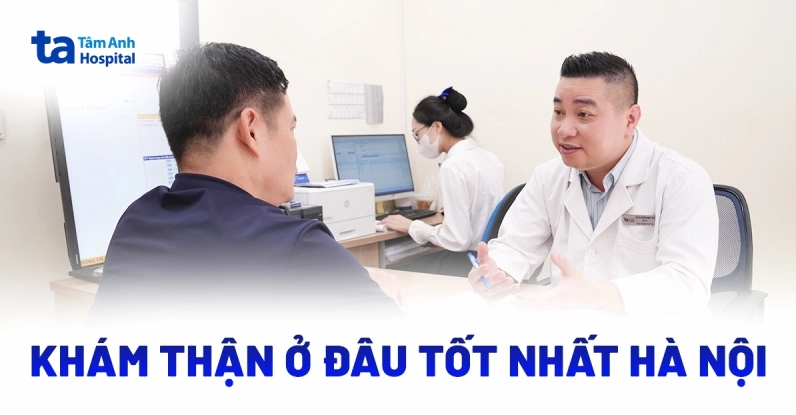 Người bệnh đang được bác sĩ tư vấn về sức khỏe thận