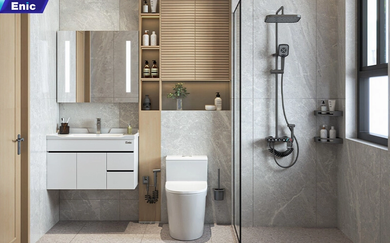 Nhà tắm đẹp với thiết kế tối giản và sang trọng