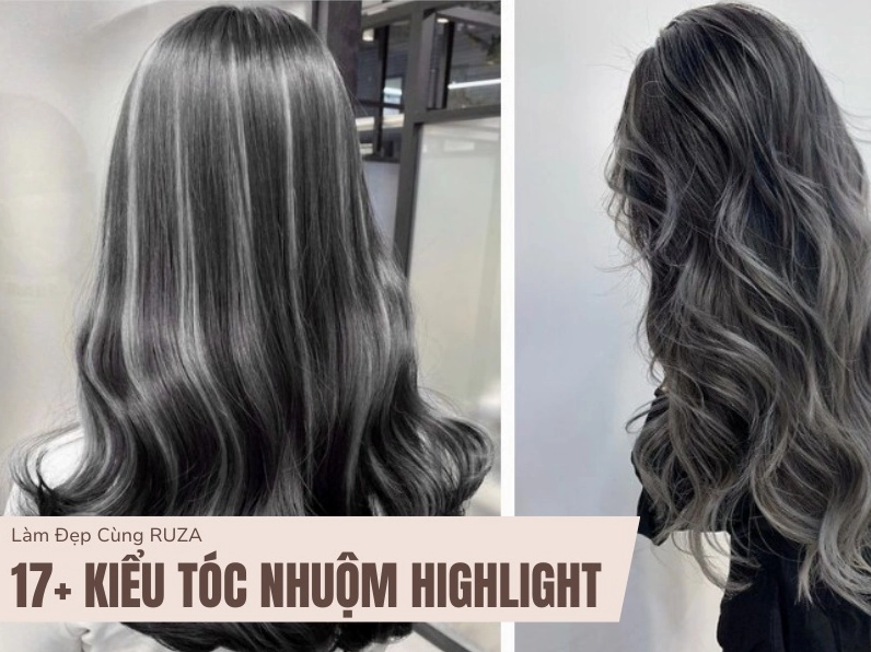 Nhiều kiểu tóc highlight khác nhau