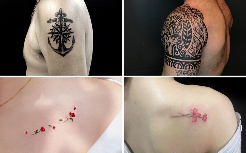 Nhiều mẫu hình xăm vai đẹp khác nhau