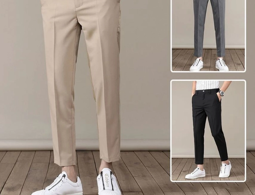 Nữ giới phối quần chino với áo sơ mi và giày cao gót