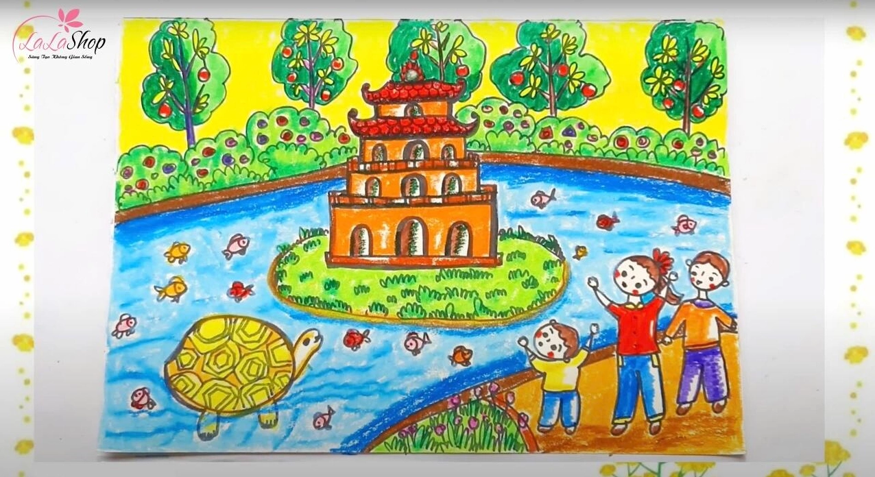 Phác thảo ý tưởng vẽ tranh Hà Nội