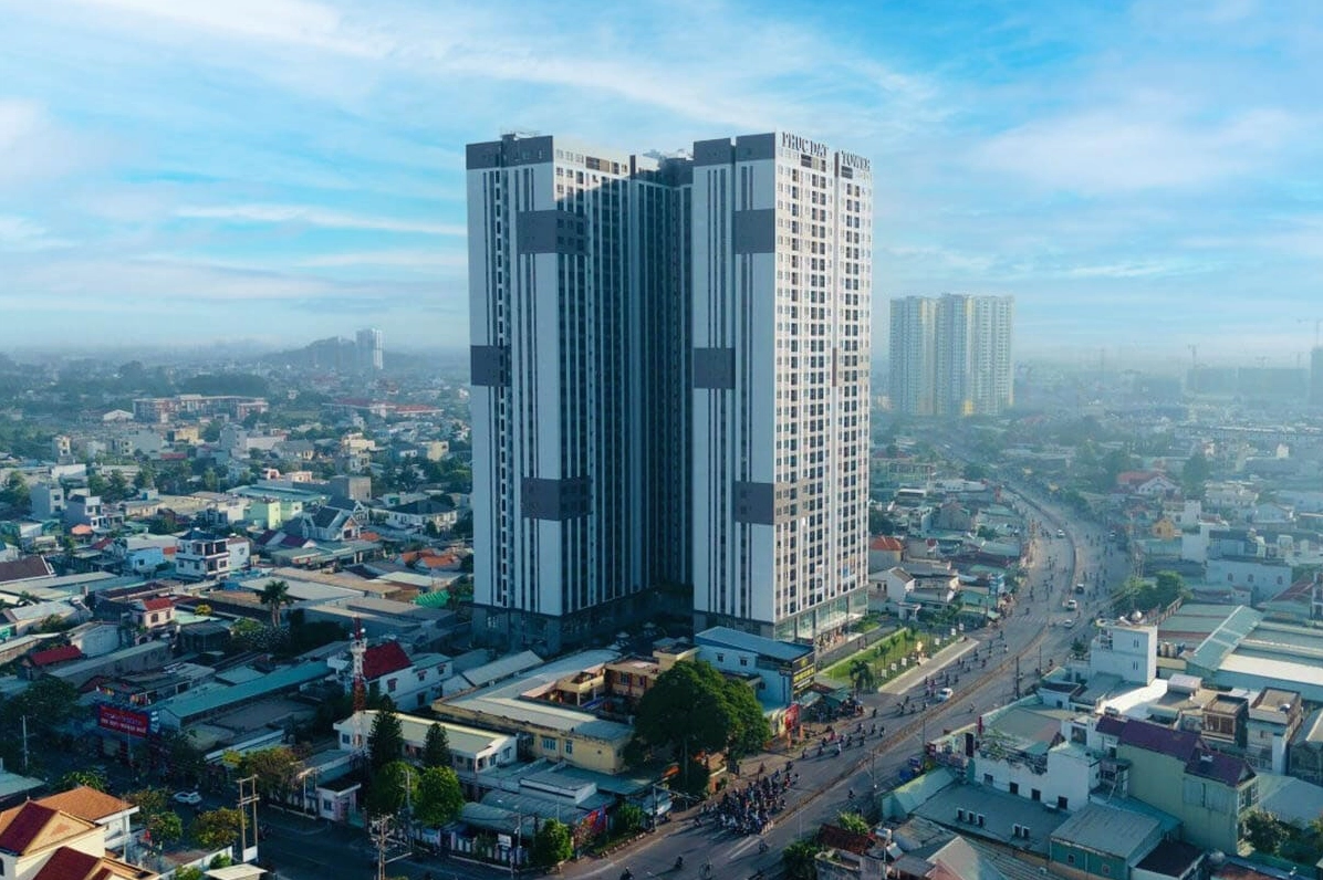 Phối cảnh chung cư Phúc Đạt Tower Dĩ An