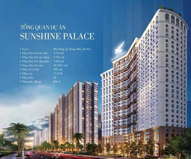 Phối cảnh dự án Sunshine Palace