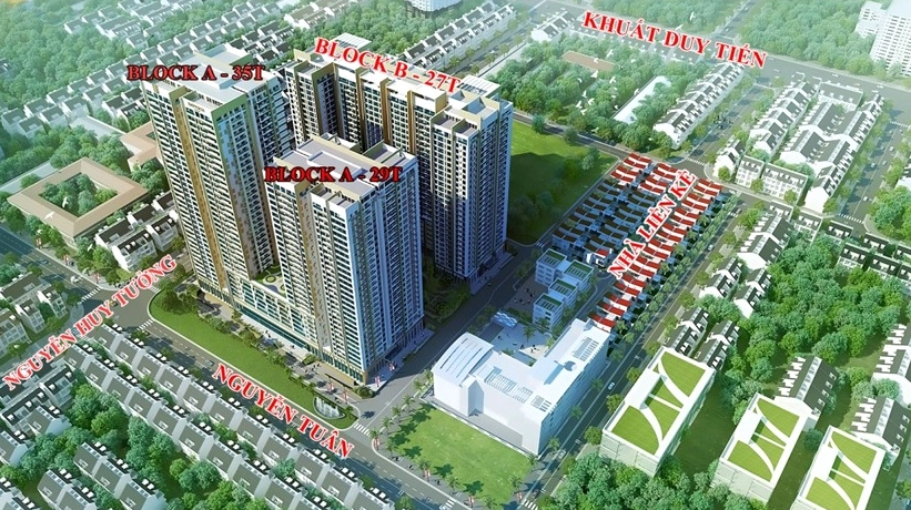 Phối cảnh tổng quan chung cư Imperia Garden