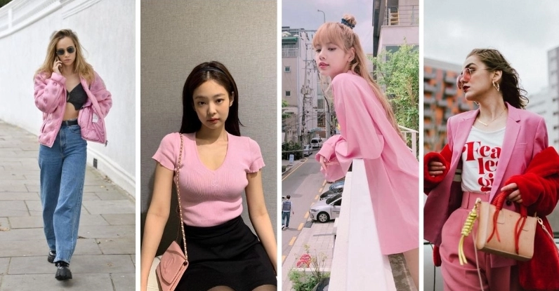 Phối đồ màu hồng và các màu khác
