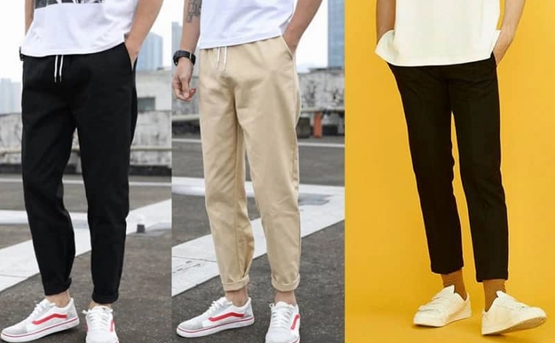 Phong cách phối đồ năng động cùng quần baggy nam