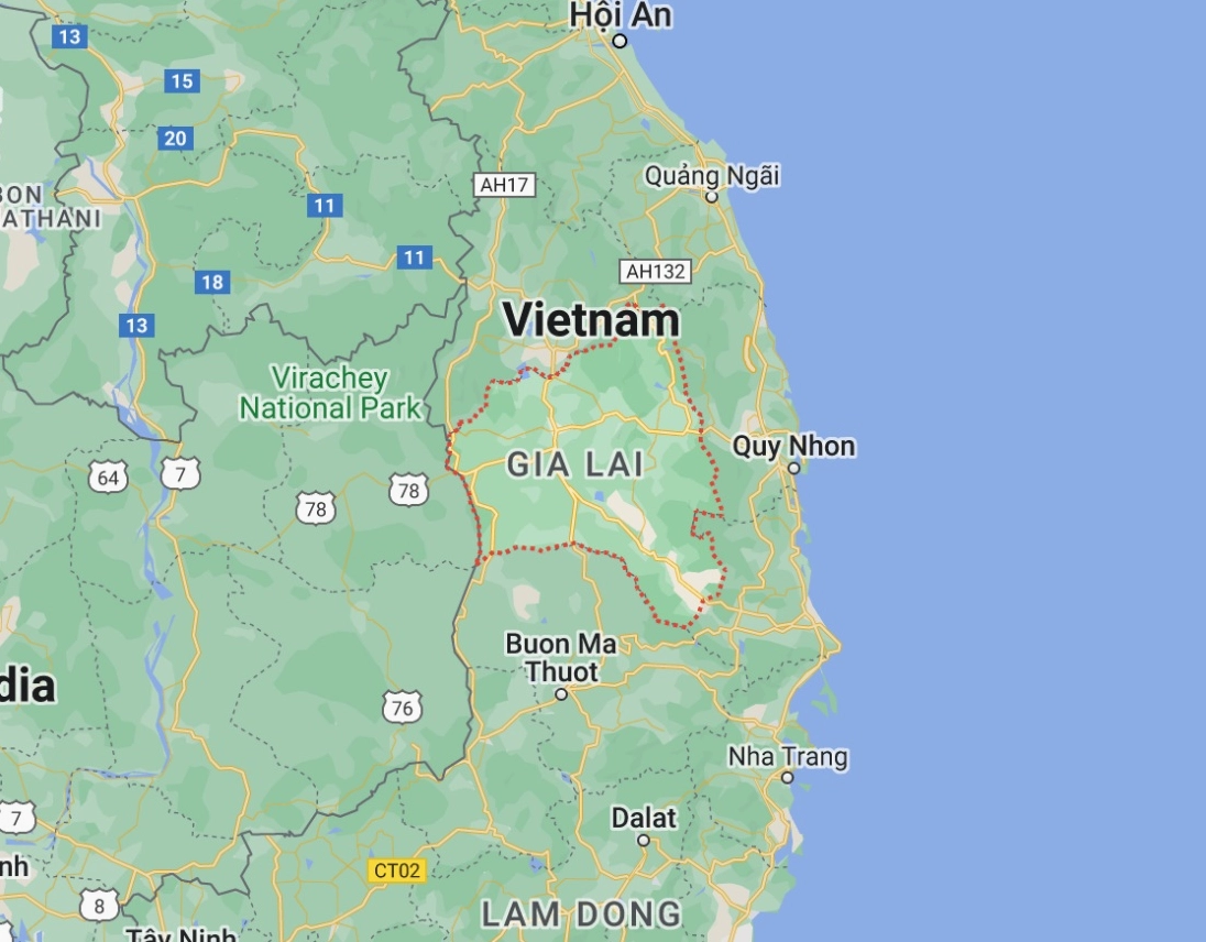 Phong cảnh thiên nhiên hùng vĩ tại Gia Lai