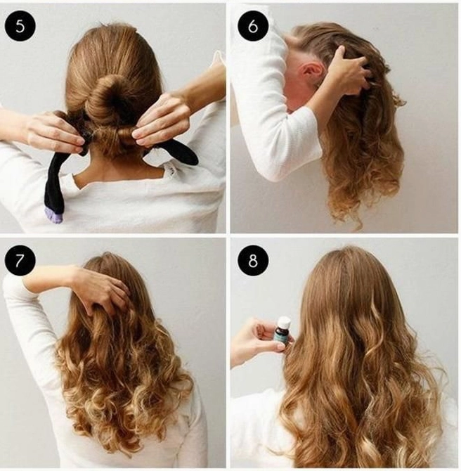 Phụ nữ với mái tóc xoăn nhẹ nhàng