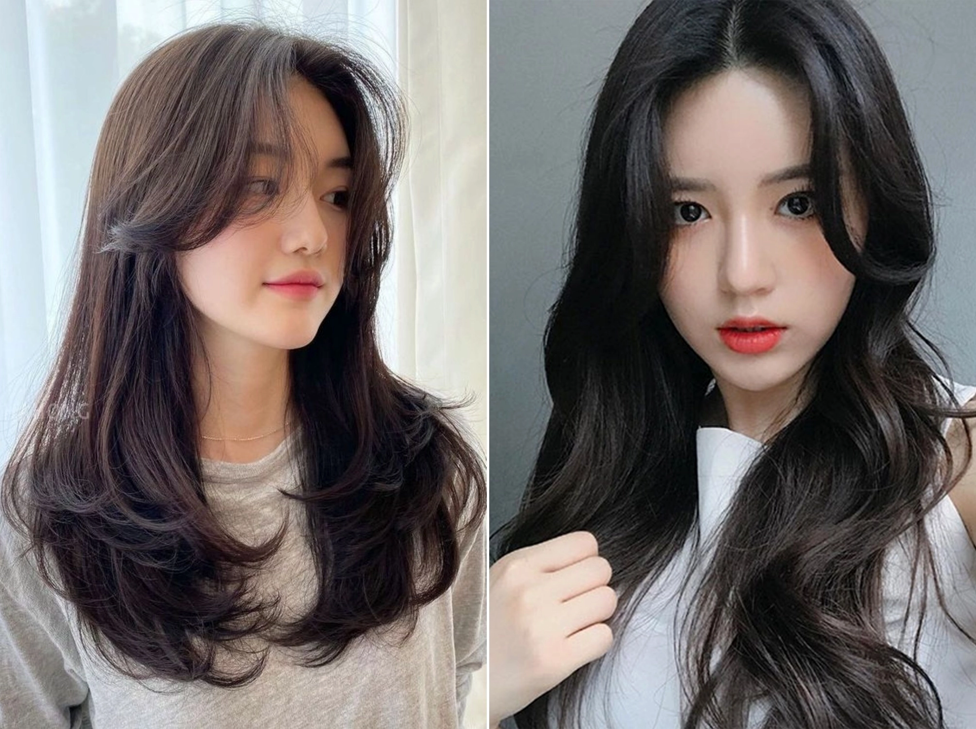 Phụ nữ với nhiều kiểu tóc khác nhau cho mặt tròn