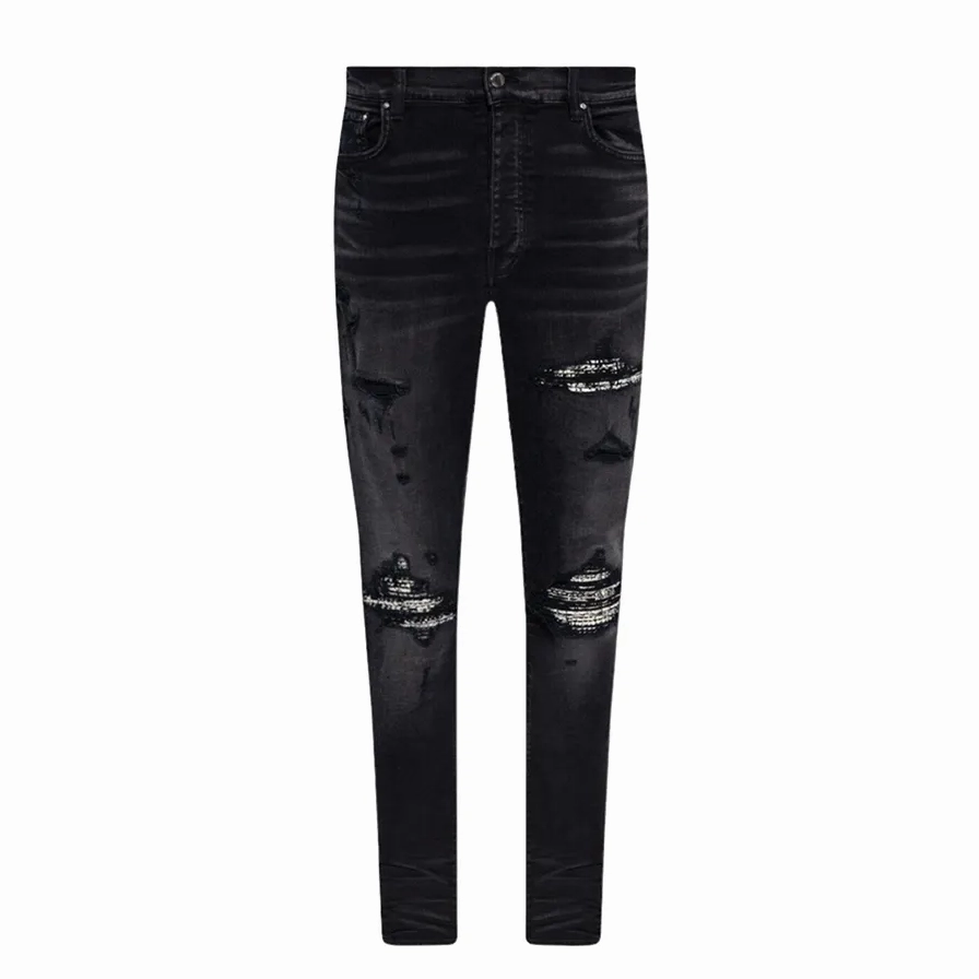 Quần bò nam Amiri dáng skinny màu đen