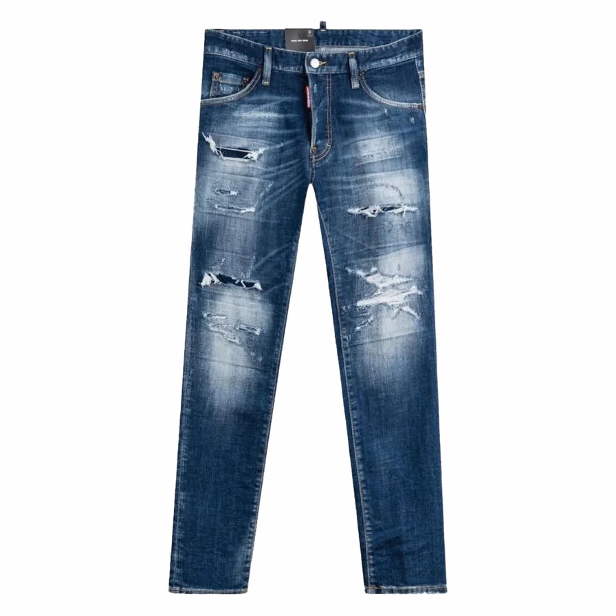 Quần jeans Dsquared2 xanh đậm phong cách classic