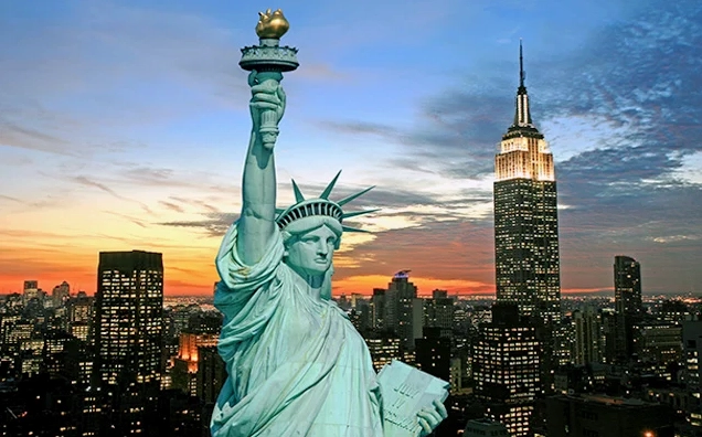Quang cảnh thành phố New York về đêm