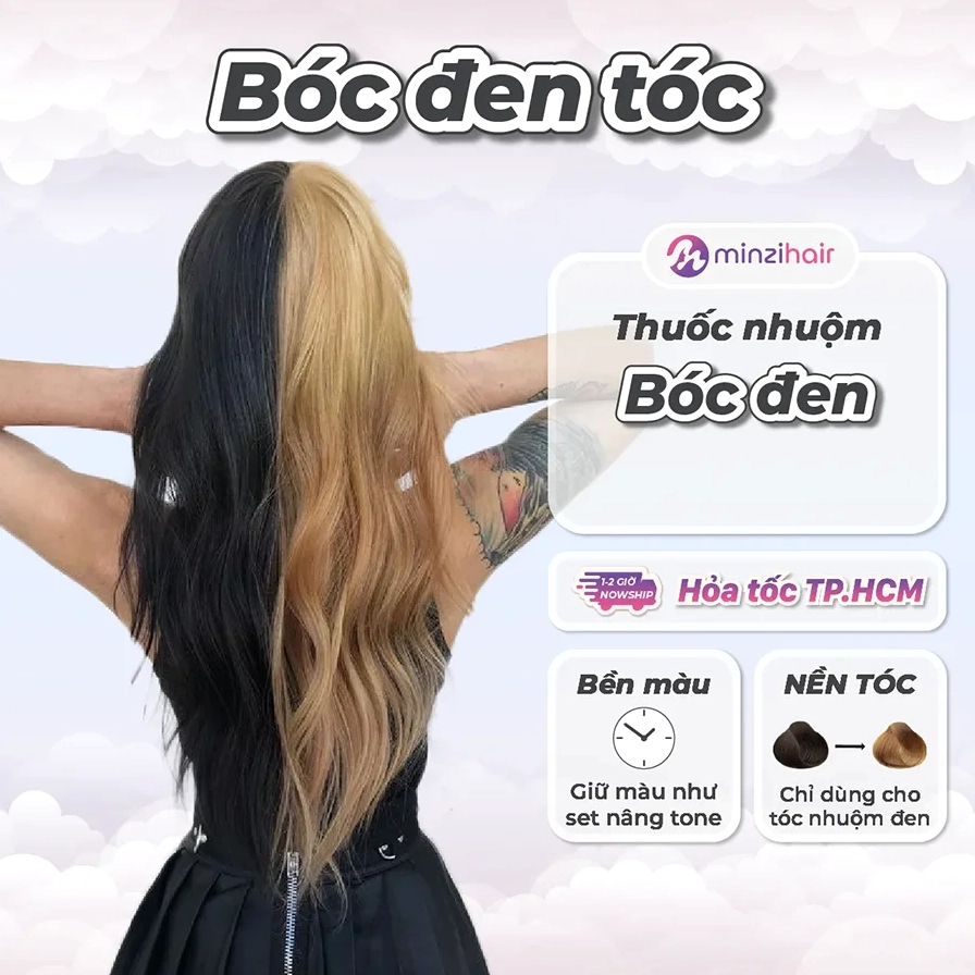 Sản phẩm bóc đen tóc chuyên dụng
