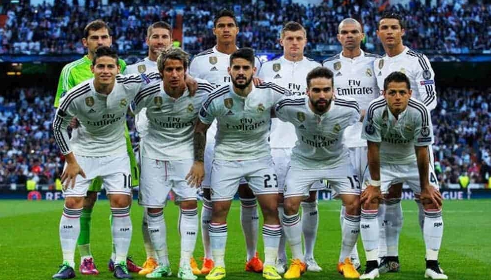 Sân vận động Santiago Bernabeu nhìn từ trên cao