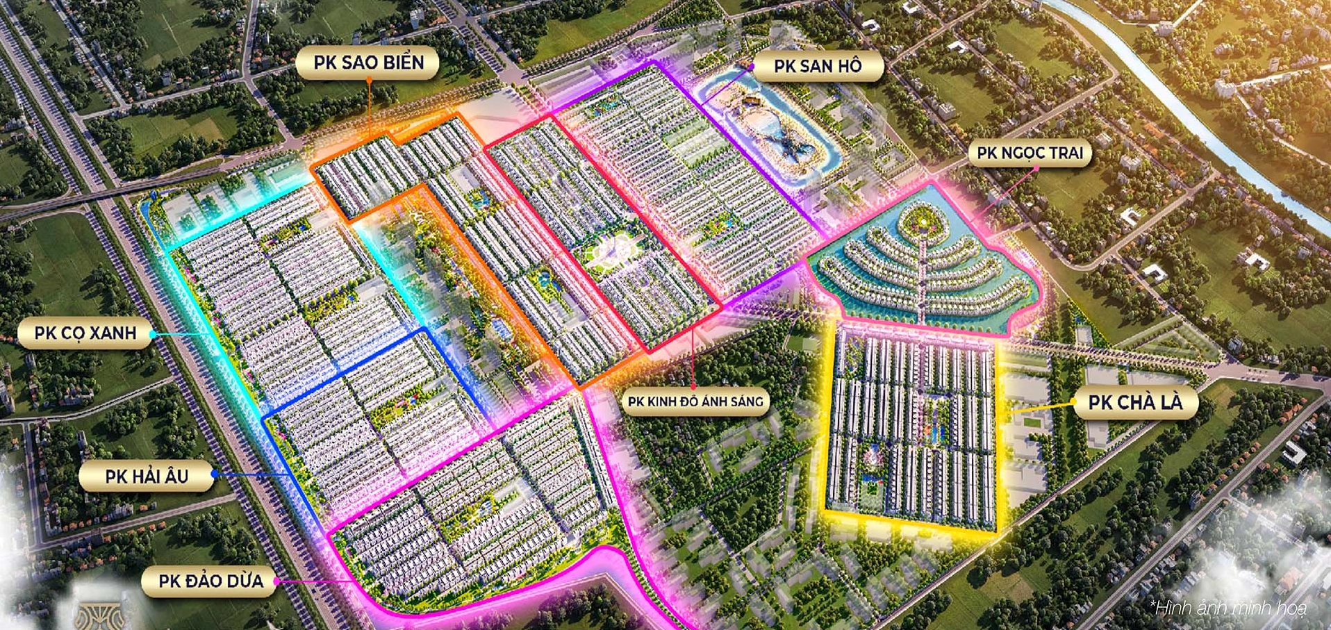 Sơ đồ vị trí Vinhomes Ocean Park 2