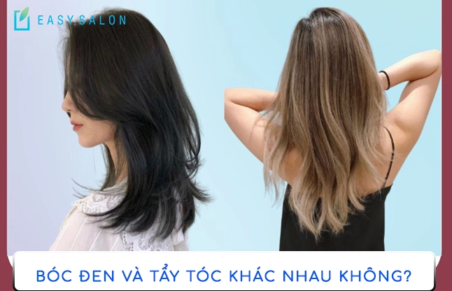 So sánh bóc đen tóc và tẩy tóc