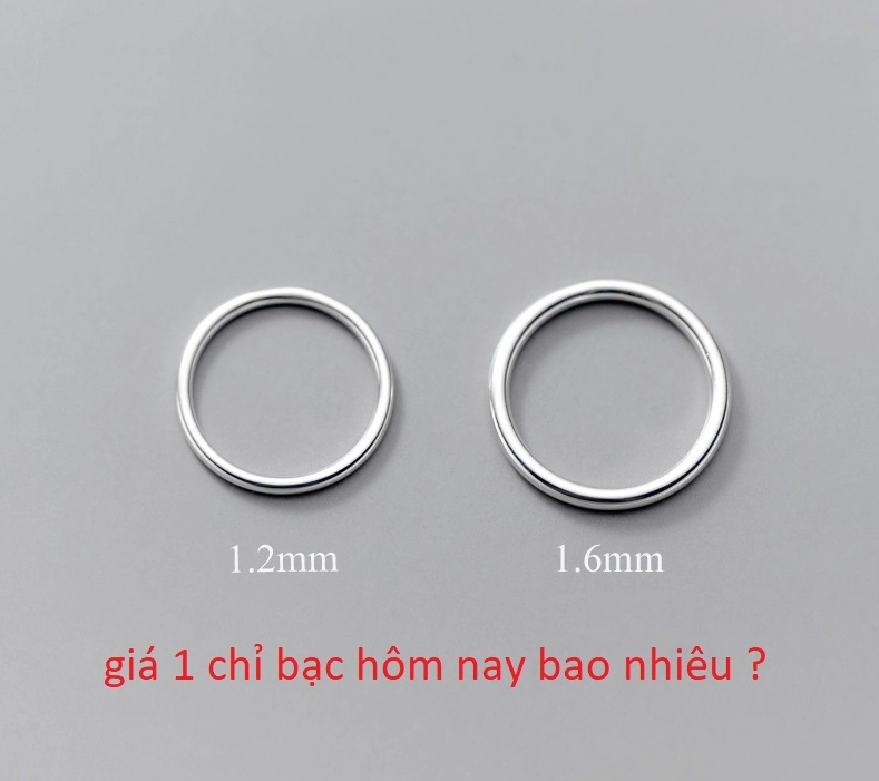 So sánh giá các loại bạc phổ biến