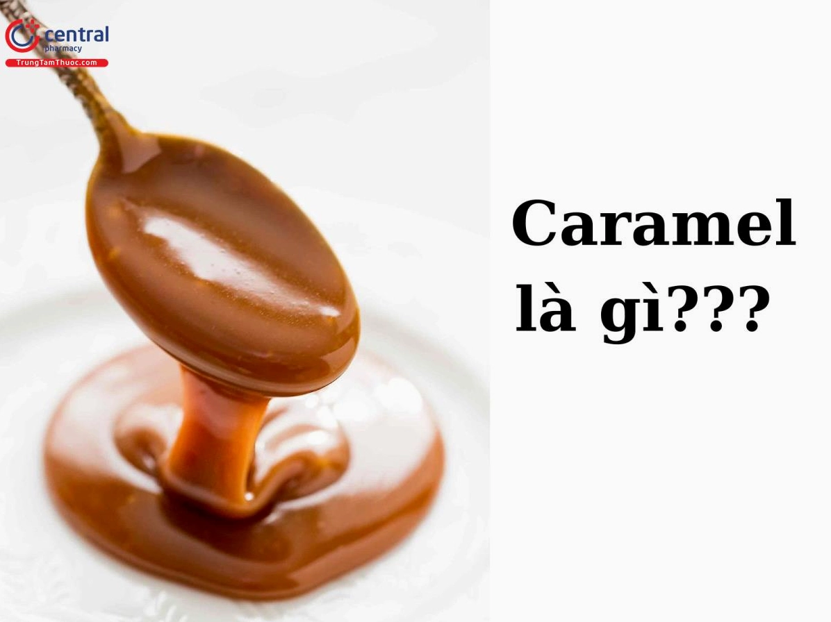 Sốt caramel sánh đặc trong ly thủy tinh