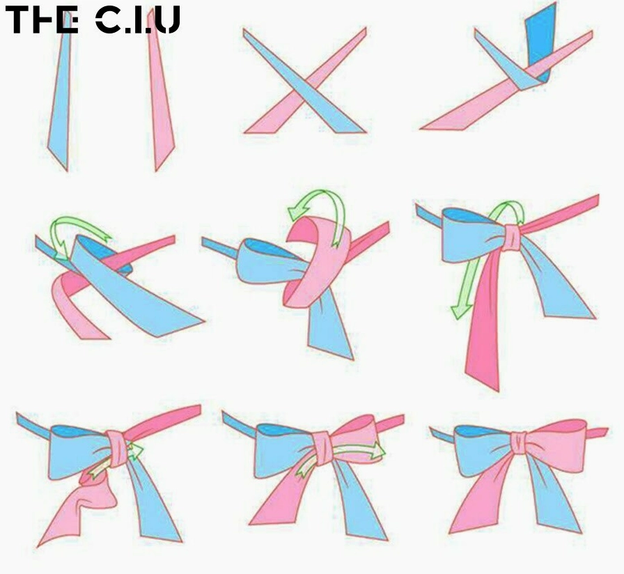 Thắt nút cơ bản cho nơ cổ áo