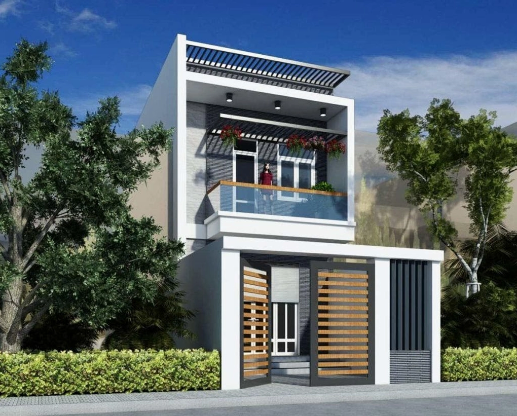 Thiết kế cổng nhà phố tân cổ điển