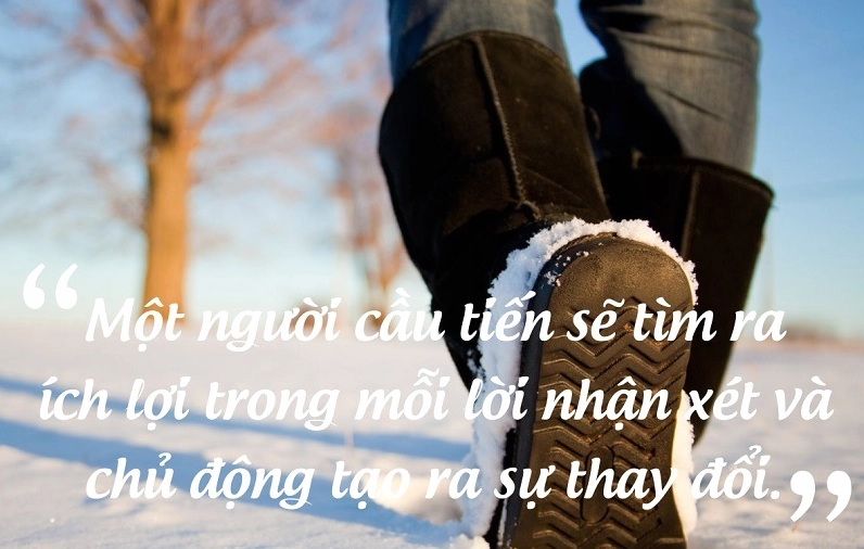 Tinh thần cầu tiến giúp con người không ngừng học hỏi và phát triển