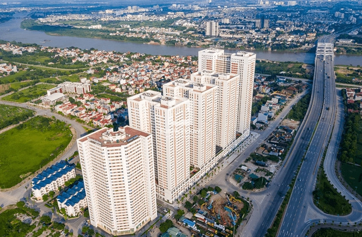 Toàn cảnh chung cư Eurowindow River Park nhìn từ trên cao