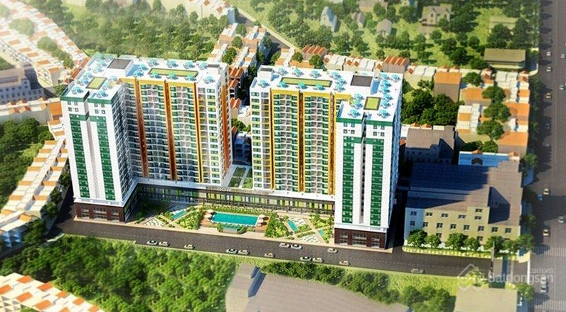 Toàn cảnh dự án Chung cư Melody nhìn từ trên cao