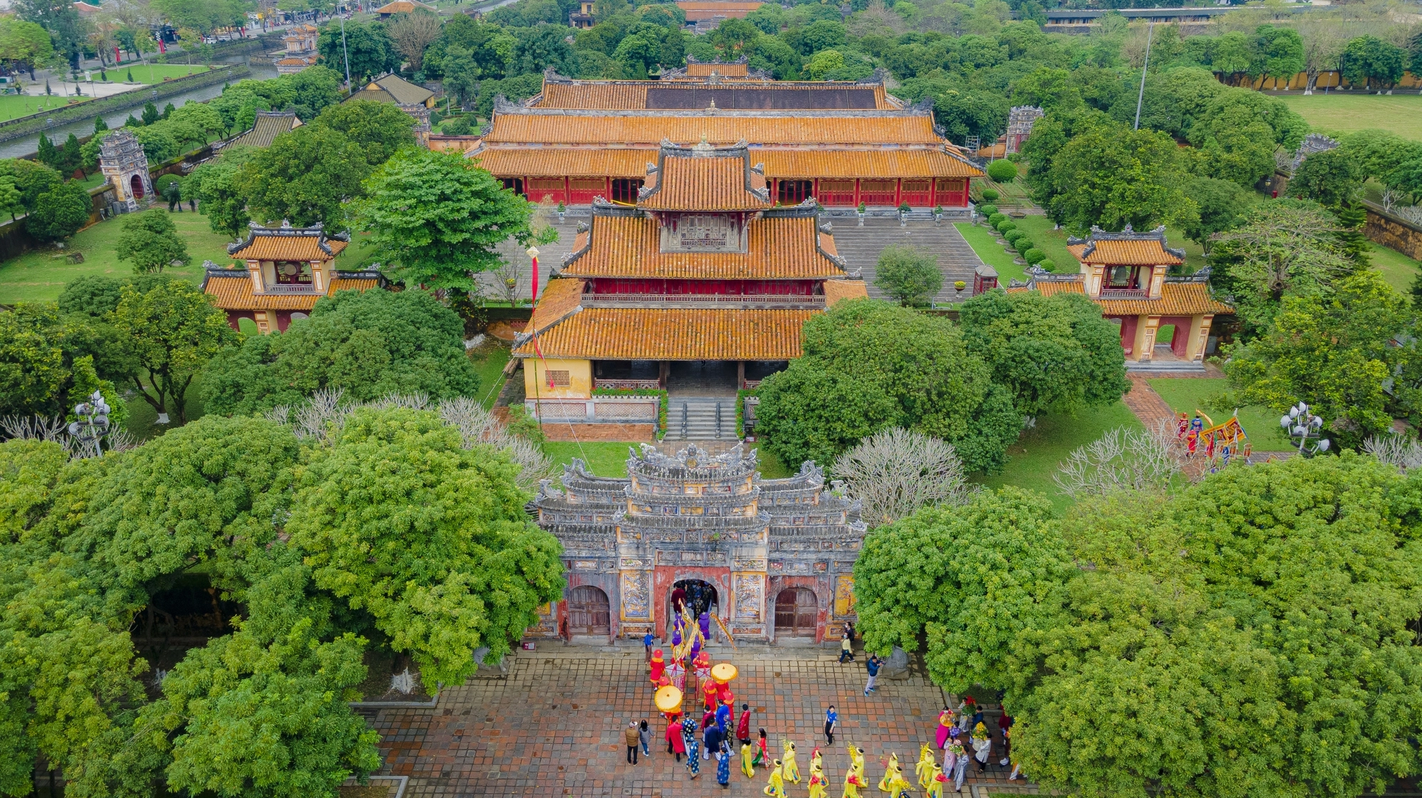 Toàn cảnh Kinh thành Huế từ trên cao