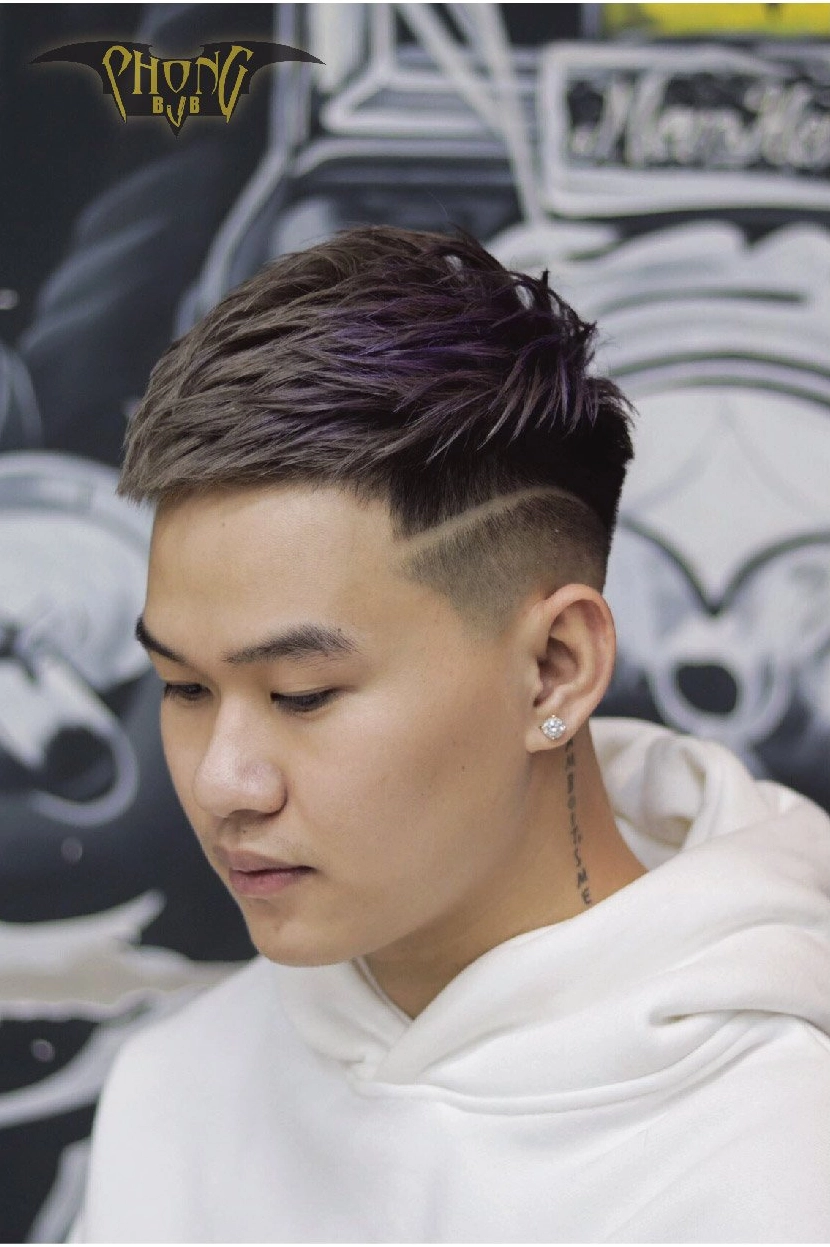 Tóc mohican dài kết hợp râu nam tính