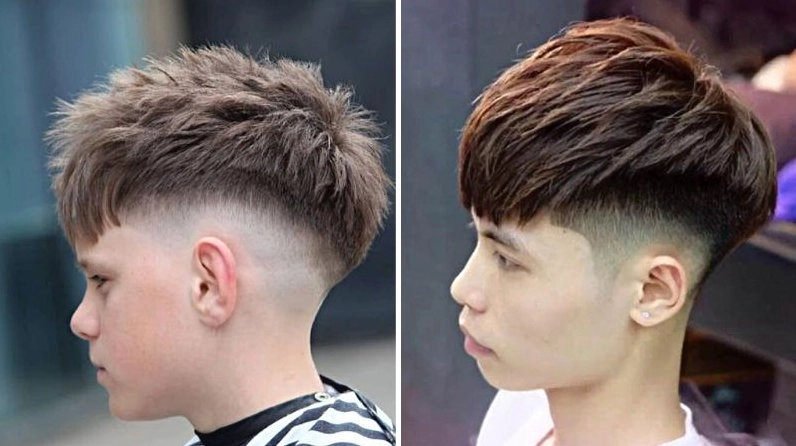 Tóc mohican dài tỉa layer mềm mại