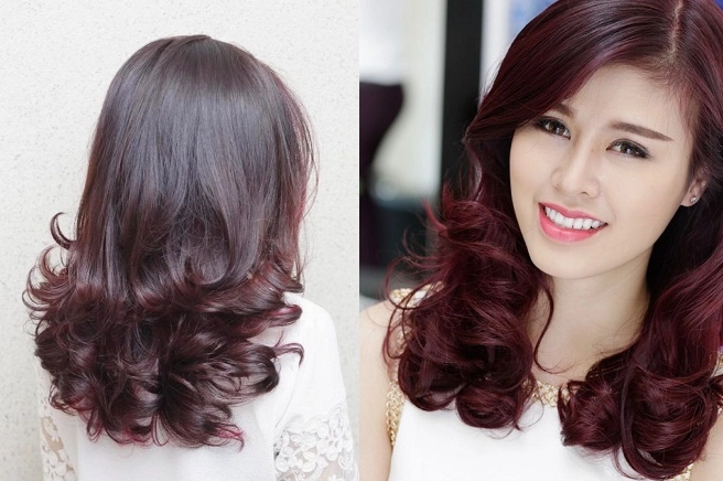 Tóc uốn lọn to cho phụ nữ trung niên thêm trẻ trung
