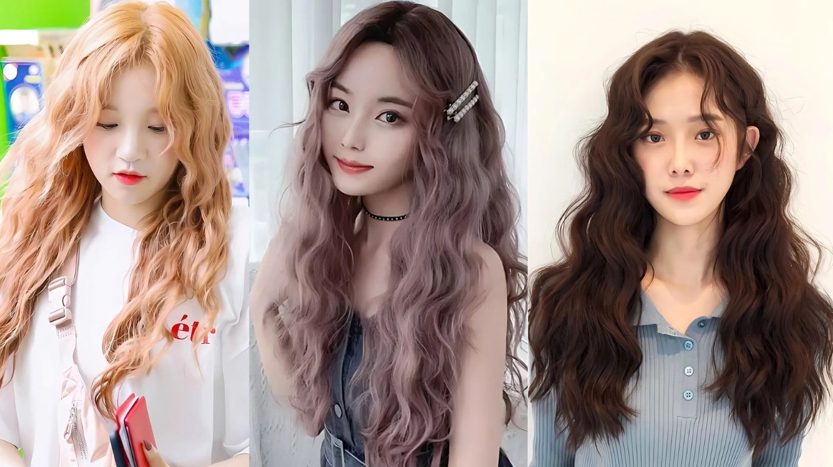 Tóc uốn sóng nước quyến rũ, lãng mạn