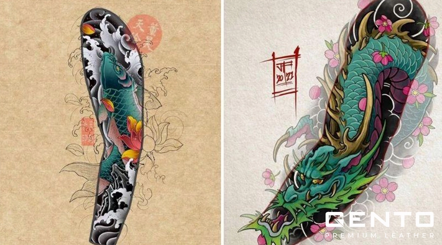 Tổng hợp các mẫu hình xăm cá chép đẹp
