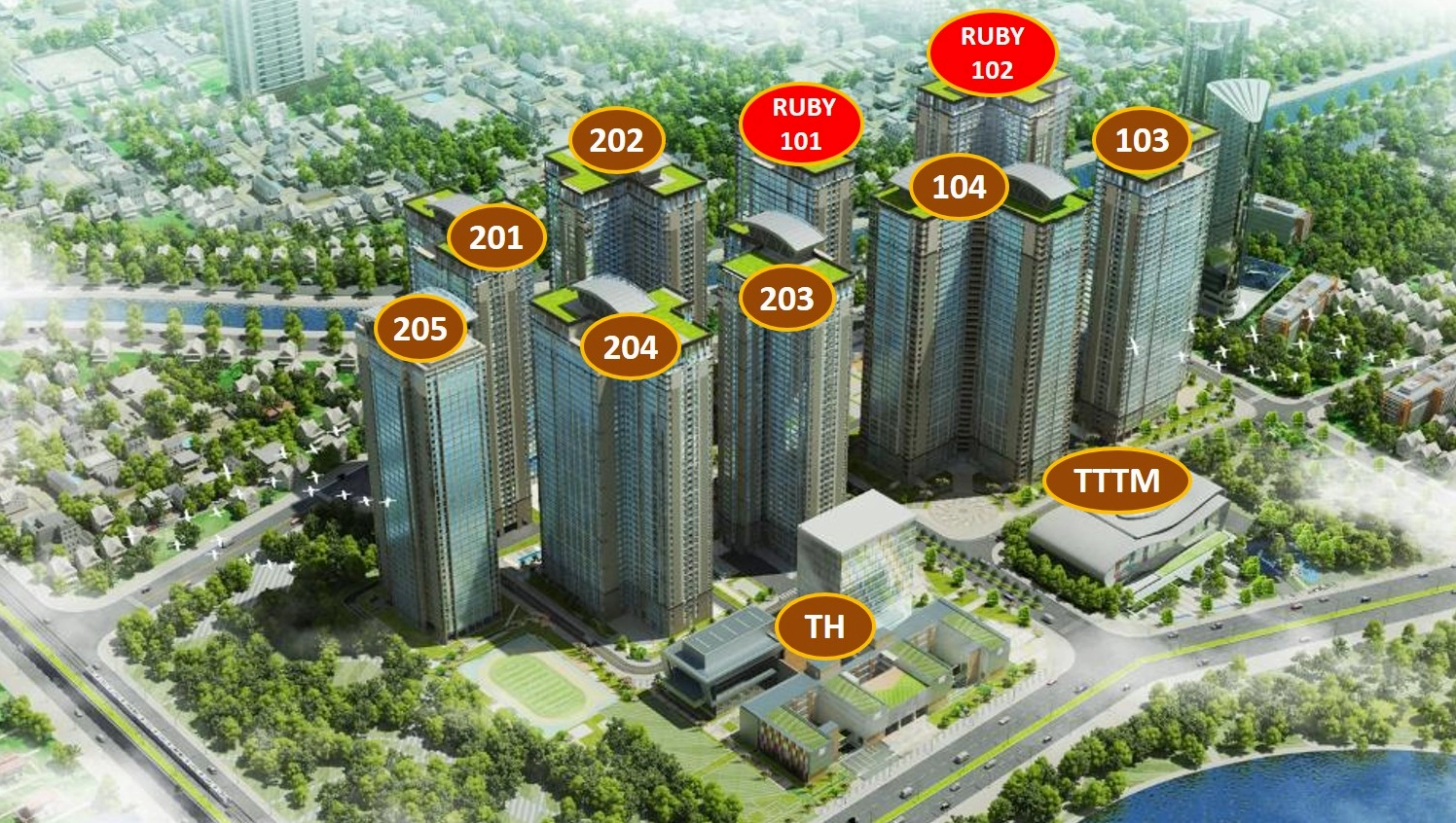Tổng quan các tòa nhà chung cư Goldmark City